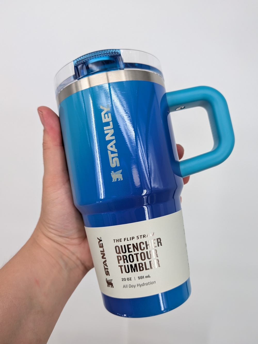 Stanley Blue Quencher Protourt Tumbler with Handle